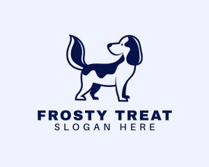 Cute Puppy Dog   logo design