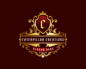 Royal Shield Crown logo design