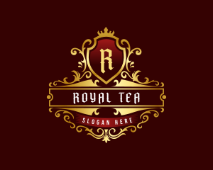 Royal Shield Crown logo design