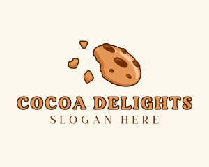 Chocolate Chip Cookie Dessert logo design