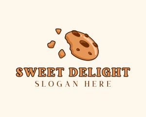 Chocolate Chip Cookie Dessert logo design