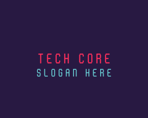 Cyber Pixel Tech Wordmark logo design