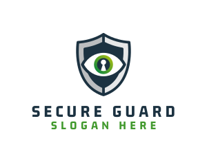 Vision - Cyber Security Eye Shield logo design
