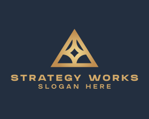 Architecture Pyramid Structure logo design