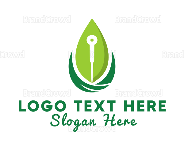 Leaf Acupuncture Treatment Logo