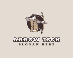 Archery Hunter Sport logo design