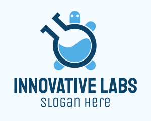 Blue Turtle Laboratory logo design