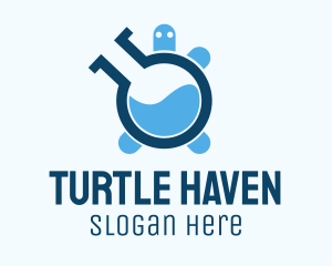 Blue Turtle Laboratory logo design