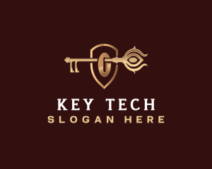 Luxury Key Security logo design