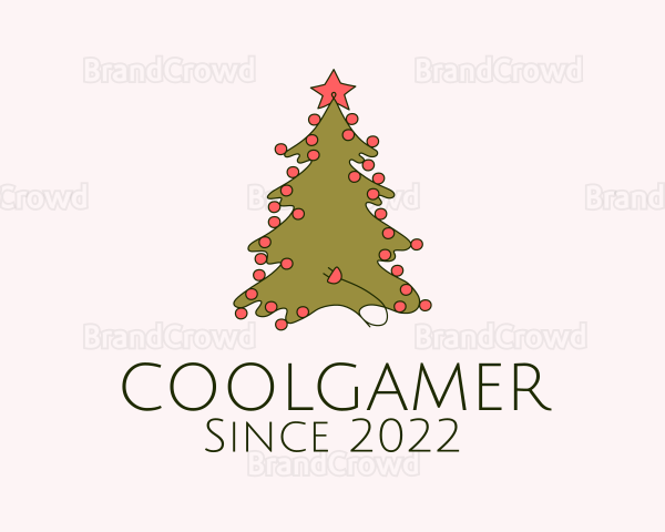 Christmas Tree Decoration Logo