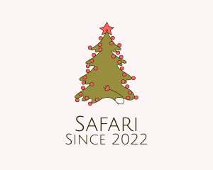 Festival - Christmas Tree Decoration logo design