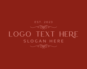 Typography - Luxury Professional Business Brand logo design