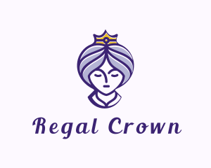 Regal Crown Maiden logo design