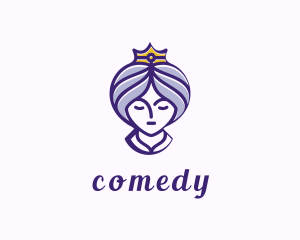Princess - Regal Crown Maiden logo design