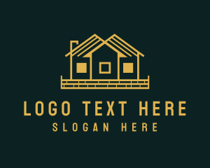 Mortgage - House Village Construction logo design