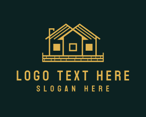 House Village Construction Logo