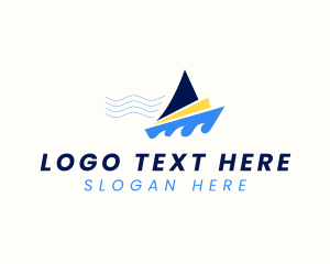 Exploration - Ocean Boat Sailing logo design