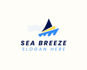 Boat - Ocean Boat Sailing logo design