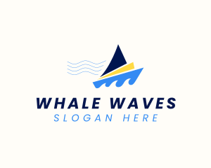 Ocean Boat Sailing  logo design