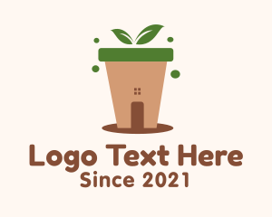 Landscaping - Natural House Plant logo design