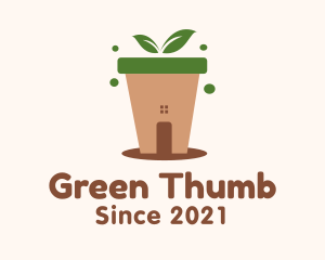 Grower - Natural House Plant logo design