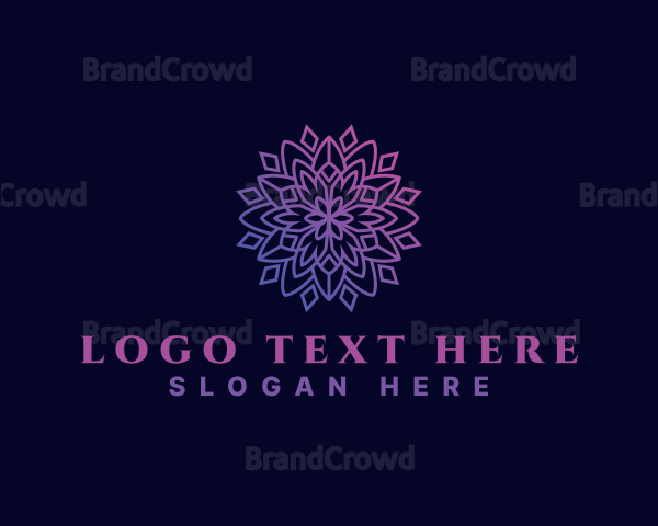 Mandala Decorative Flower Logo