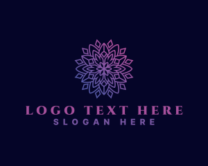 Feminine - Mandala Decorative Flower logo design