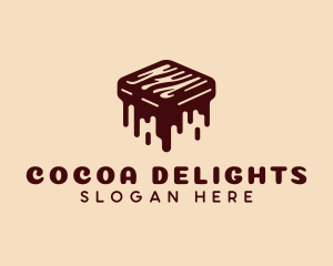 Chocolate Food Dessert logo design