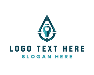 Pipe - Wrench Plumbing Repair logo design