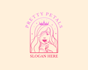 Pretty Feminine Princess logo design