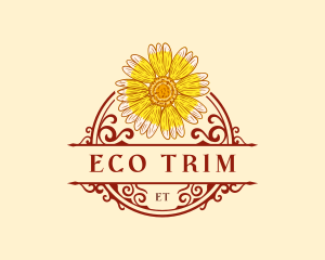 South Carolina Eco Flower logo design