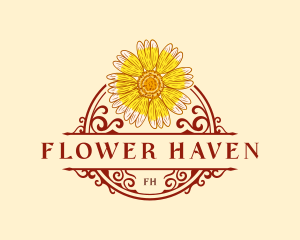 South Carolina Eco Flower logo design