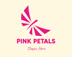 Pink Insect Wings logo design