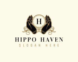 Elegant Hand Spa logo design