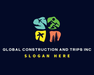 Trip Travel Tour logo design