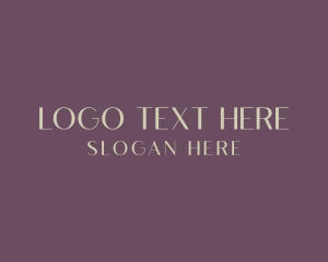 Private - Gold Classy Wordmark logo design