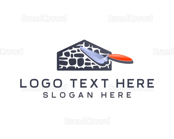 Trowel Stone Masonry Logo