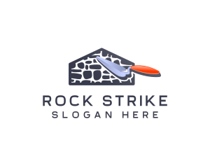 Trowel Stone Masonry logo design