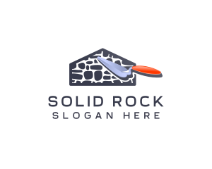 Stone - Trowel Stone Masonry logo design