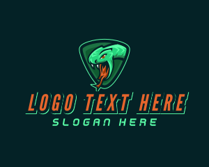 Herpetologist - Snake Venom Gaming Esports logo design