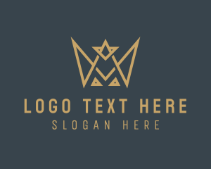 Wings - Modern Royal Crown logo design