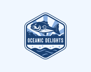 Fish - Fish Ocean Fishing logo design