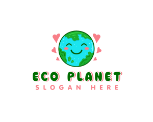 Eco Happy Planet logo design