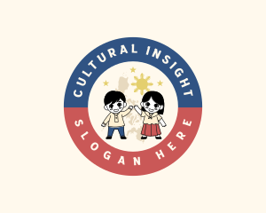 Kids Filipino Culture logo design