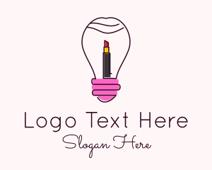 Light Bulb Lipstick  Logo