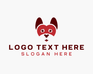 Animal Shelter - Pet Dog Heart logo design