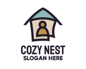 Human House Realtor logo design