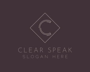 Elegant Fashion Letter C  logo design