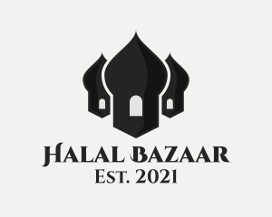 Modern Mosque Architecture logo design