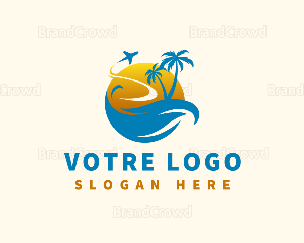 Tropical Summer Travel Logo